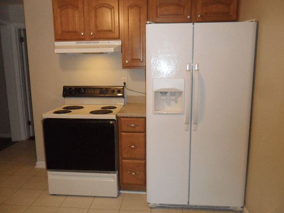 Kitchen/stove and fridge