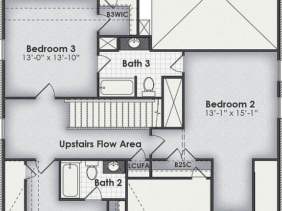 Bryan A - Second Floor Floorplan
