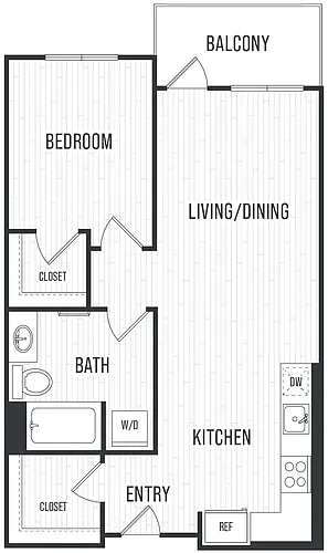 Floor plan 1J