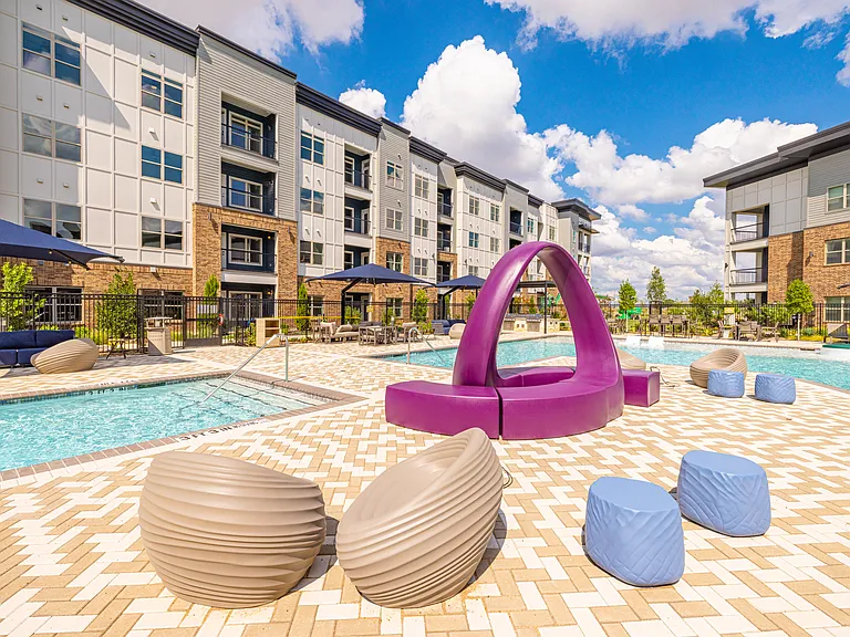 Cool off with a refreshing swim steps from home.
