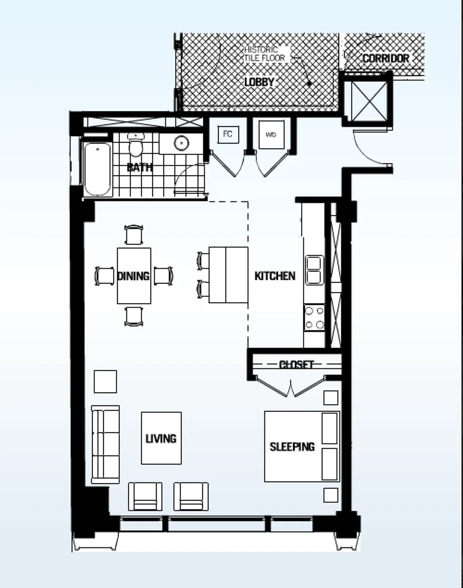 Floor plan 301
