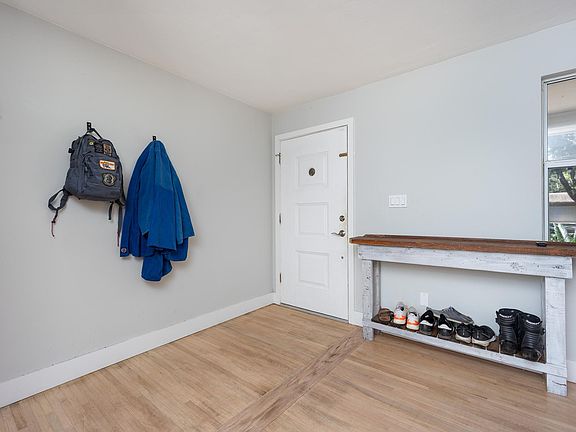 View back towards front door