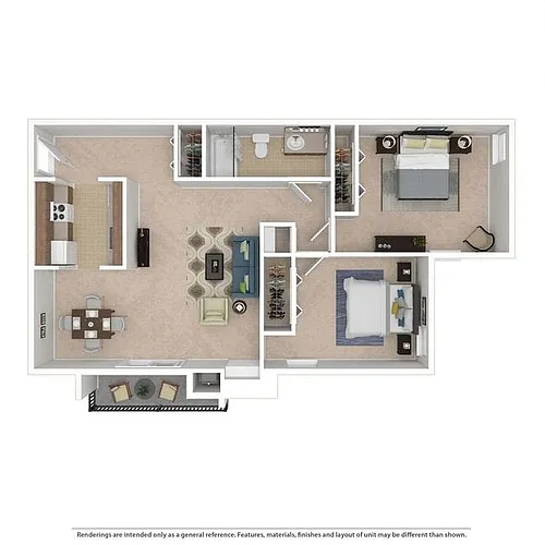 Floor plan 2 Bed Cricklewood