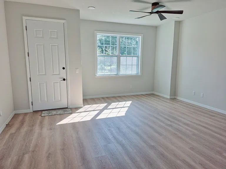Entry area + living room