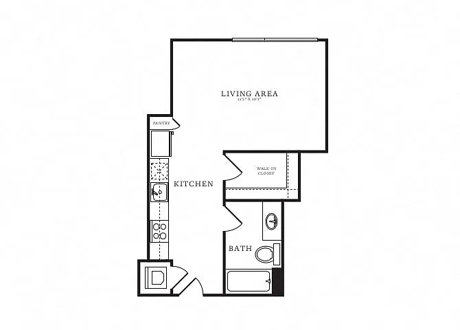 Floor plan Studio-A2A