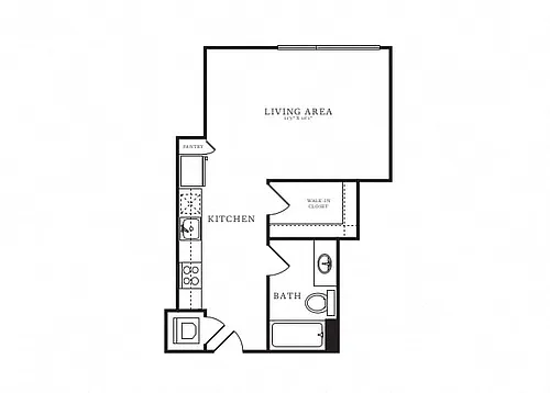 Floor plan Studio-A2A