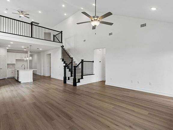 Open concept plan throughout home