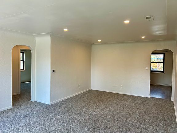 Arched doorways and curved ceilings.