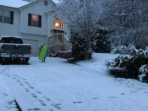 The house in December 2017