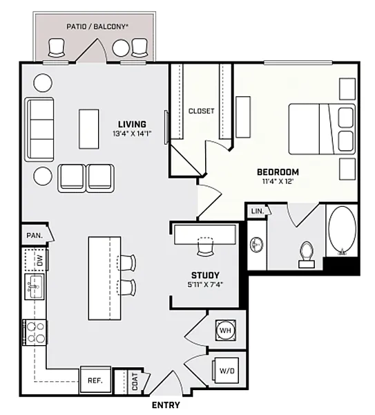 Floor plan A16