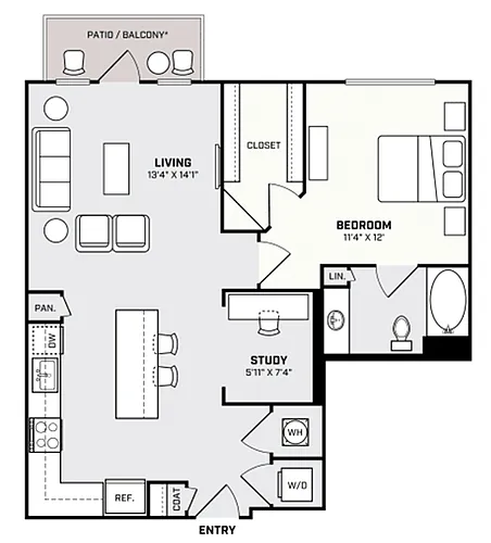 Floor plan A16