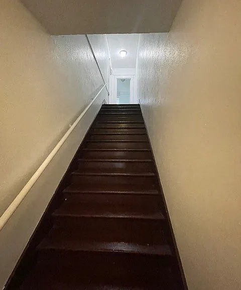 Staircase at The Villas Apartments in Pasadena, CA.