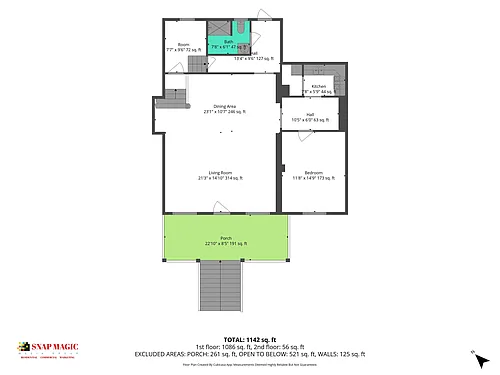Floor plan 1 Bed