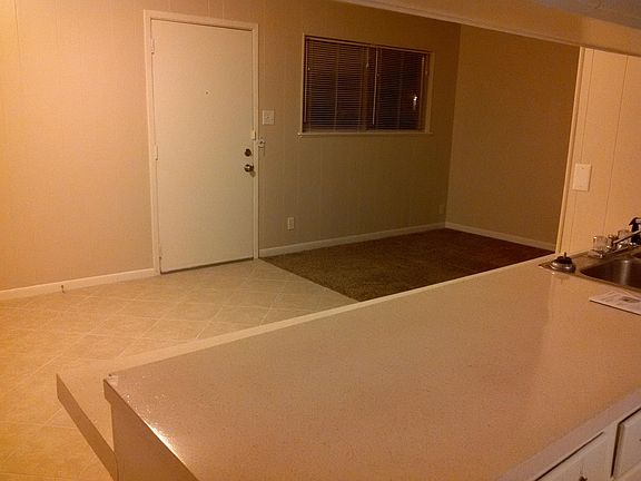 Entrance to dining area and living room