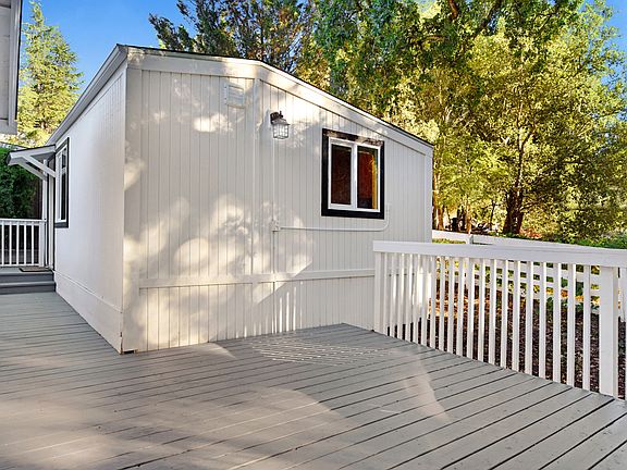 Private deck and entrance
