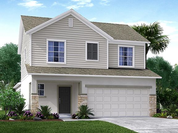 Elevation A with Optional Stone Accent