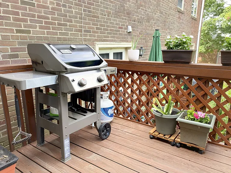 Terrace with grill