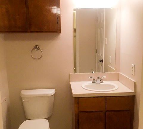 Recent toilets and light fixtures
