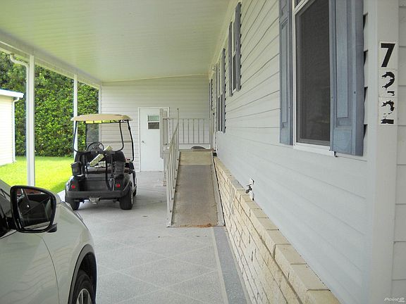carport and main entrance