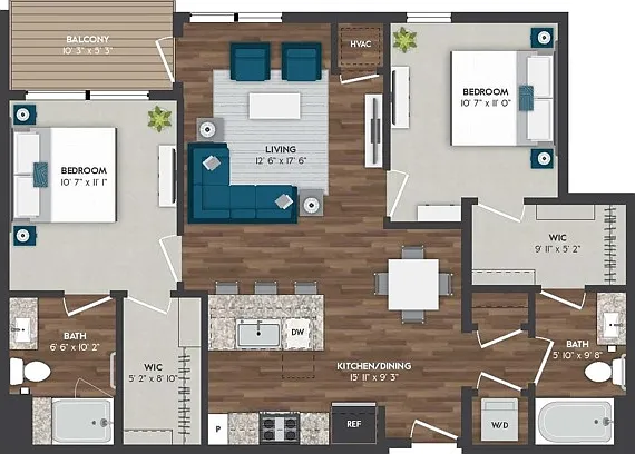 C1 | 2x2 | 1013 sq ft C1 | 2x2 | 1013 sq ft