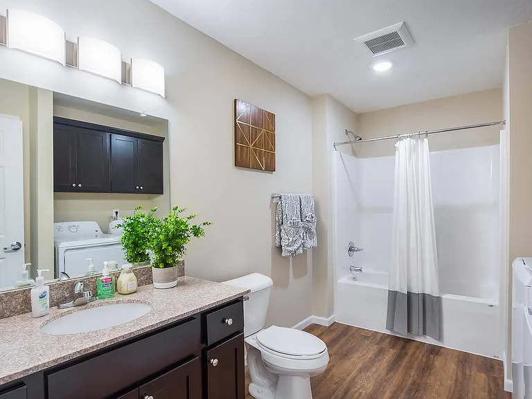 Two Full Bathrooms, Plus Laundry Space