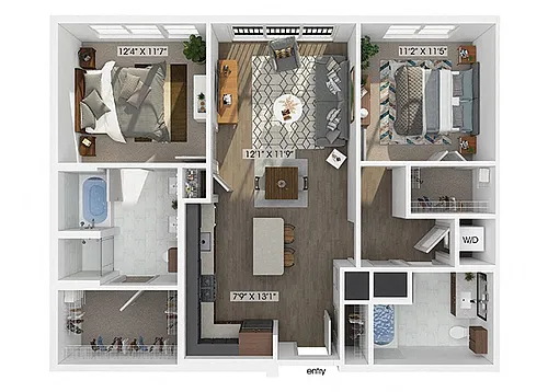 Floor plan B03V