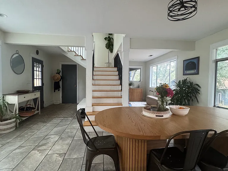 Dining room - entryway and stairs to second floor