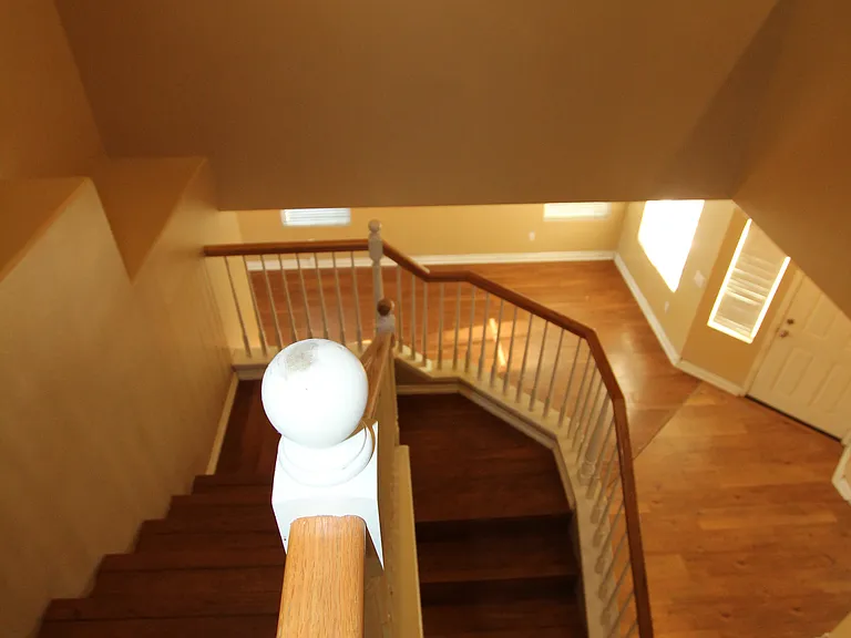 stair view from 2nd floor
