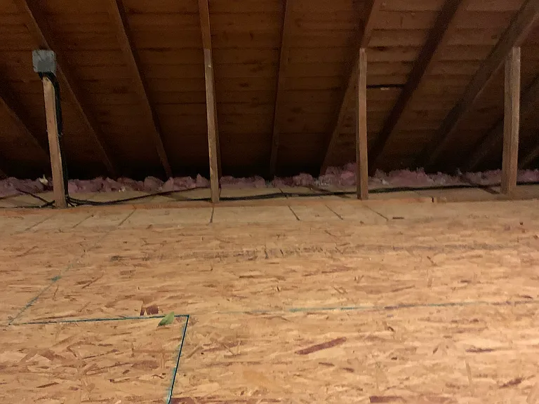 Attic storage space