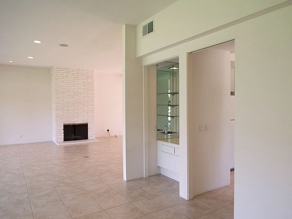Fireplace and Bar Area