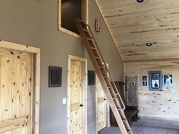 Loft above bathroom upstairs