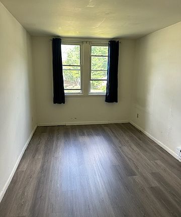 Bedroom with walk in closet