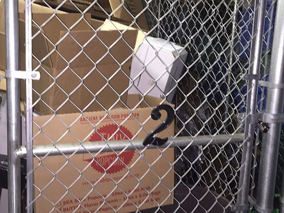 Storage unit in garage