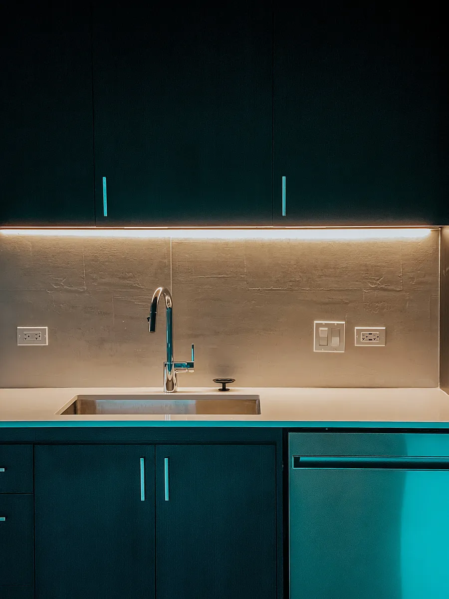 Large Format Tile Kitchen Backsplash - Than Tower