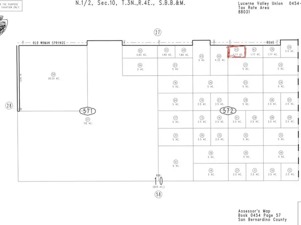 0 Old Woman Springs 247 Hi Rd, Landers, CA 92285