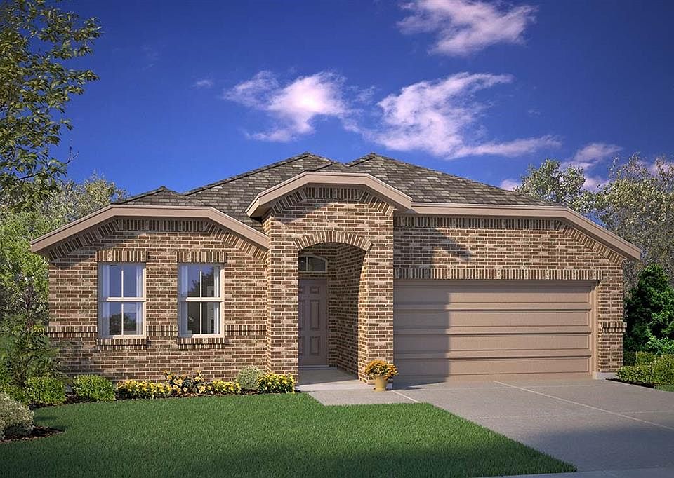 D.R. Horton's Blanco Floorplan Elevation A. Photos shown here may not depict the specified home & features included are for illustration purposes only.