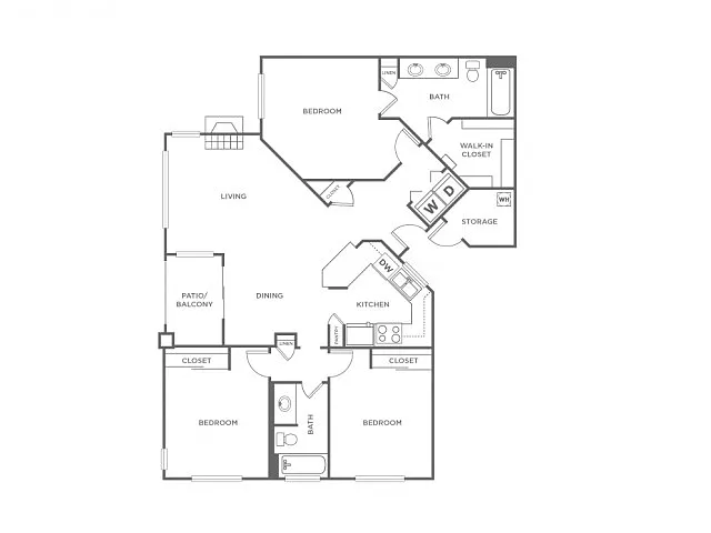 Floor plan 3A - Classic