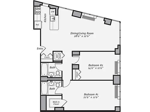 Floor plan B6-1 (CLASSIC)