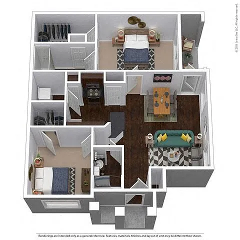 Floor plan B2G - Attached Garage Included