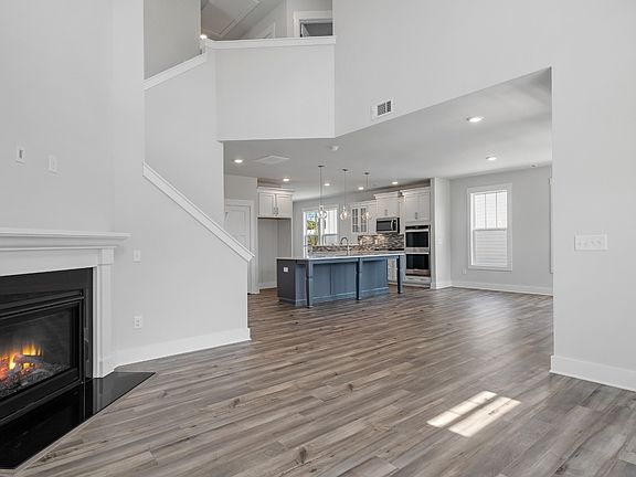Family Room of The Grayson Design by DRB Homes