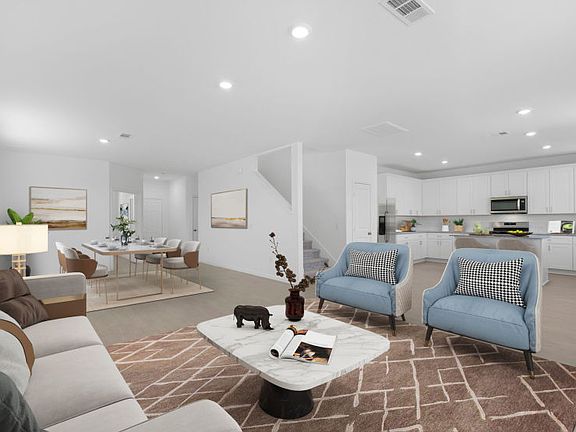 Virtually Staged Living Room