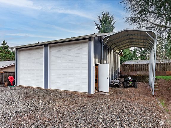 28' x 30' 2-bay shop plus carport>