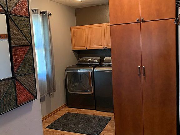 Laundry area, pantry 