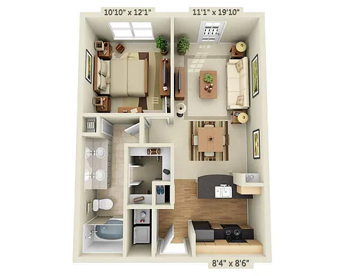 Floor plan Lakeside - Vittoria