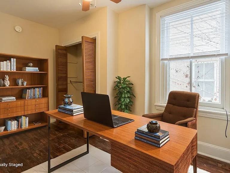 2nd Floor Middle Bedroom - Virtually Staged as Home Office