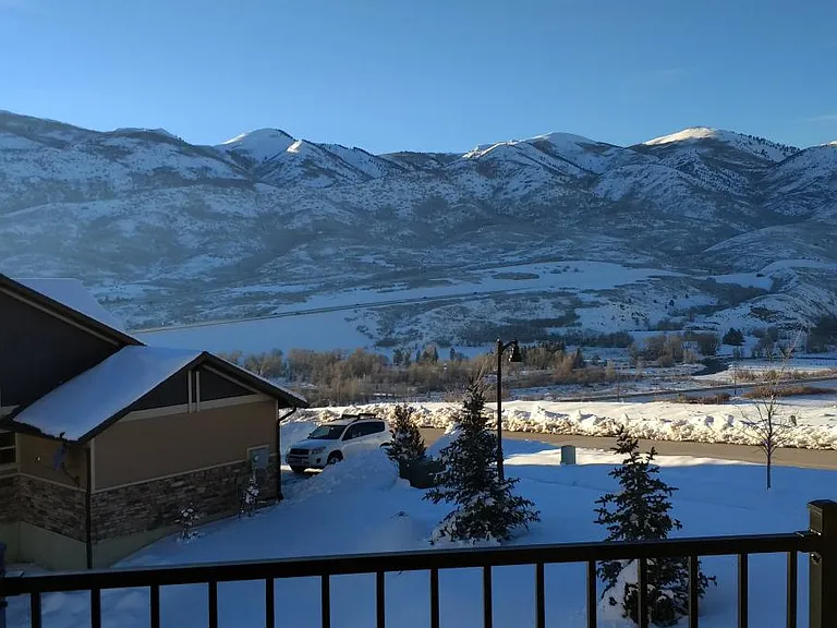 view from balcony