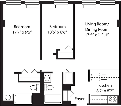 Floor plan T2