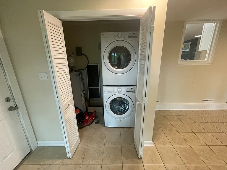 Laundry and back door