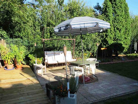 Paver patio around Firepit Area