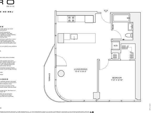 2nd image of 242 W 53rd St APT 55J